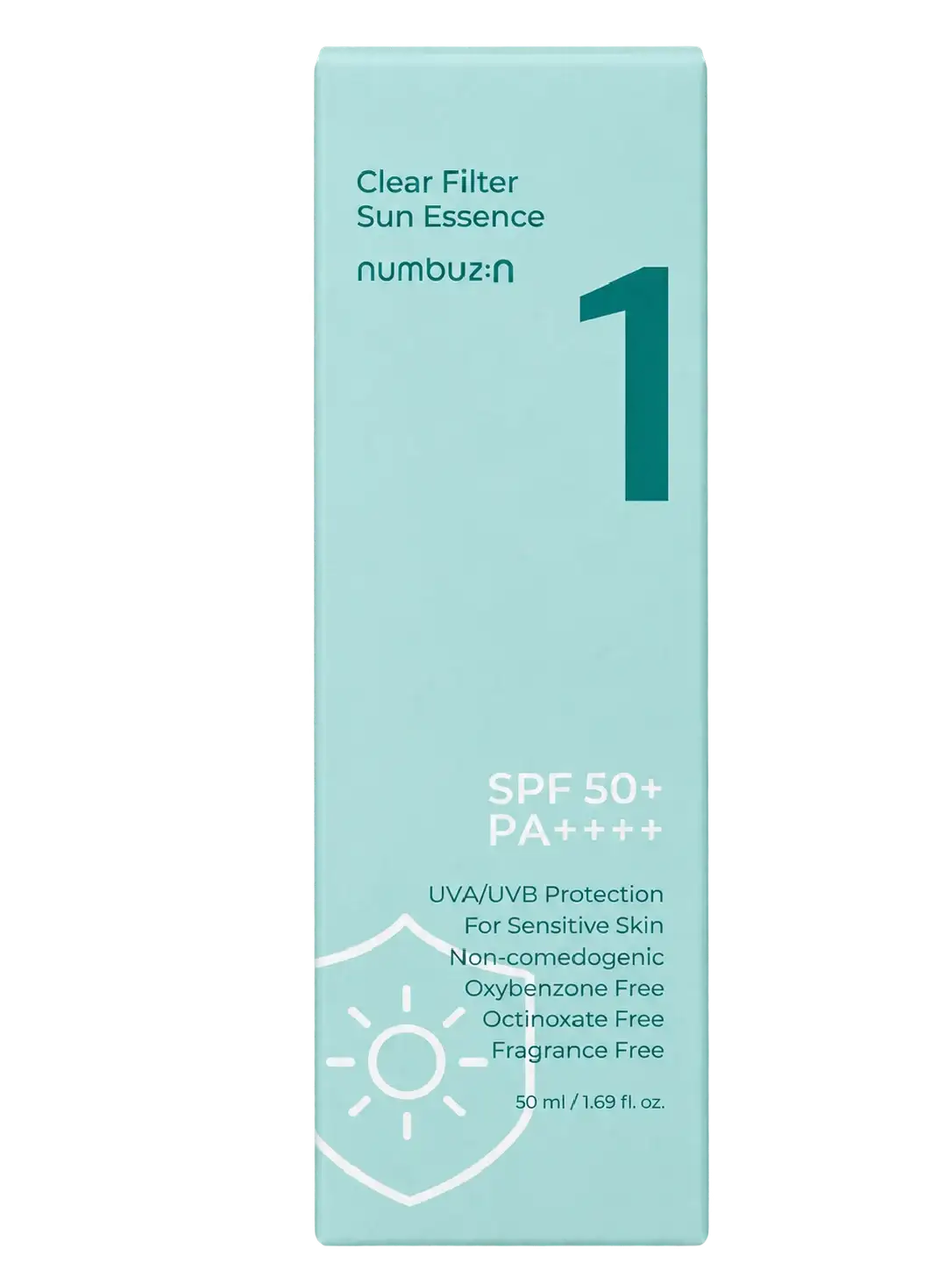 ضد آفتاب نامبوزین مدل Clear Filter Sun Essence SPF 50+ PA++++
